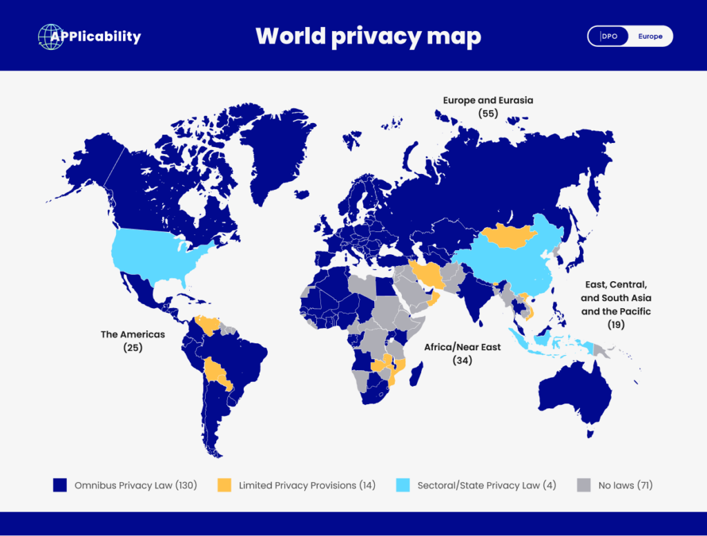 World privacy map