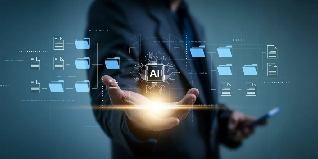 artificial-intelligence-ai-is-used-by-businessmen-document-management-systems-online-documentation-databases-digital-file-storage-systems-software-record-keeping-database-technology 1